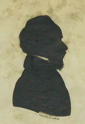 Charles Dickens Silhouettenporträt